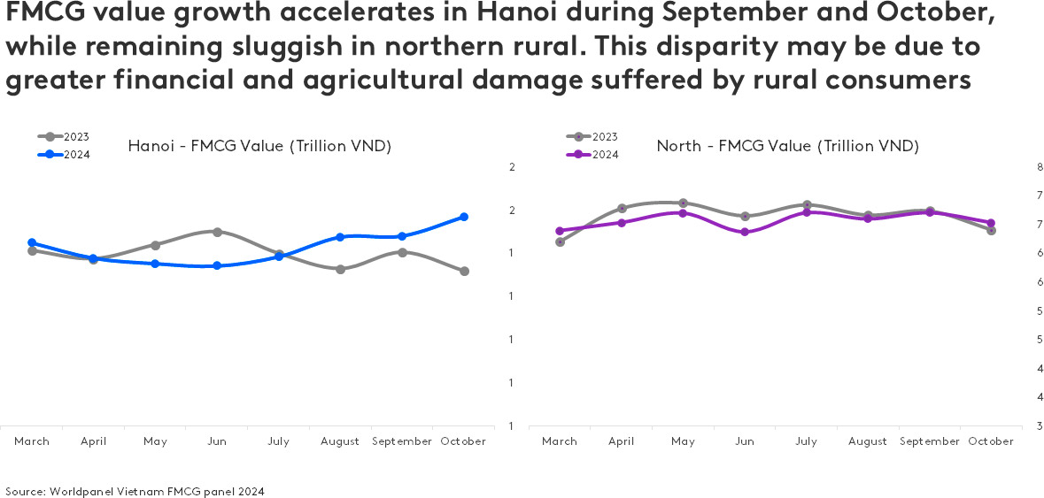 Typhoon Yagi impacts FMCG purchase decisions in northern Vietnam